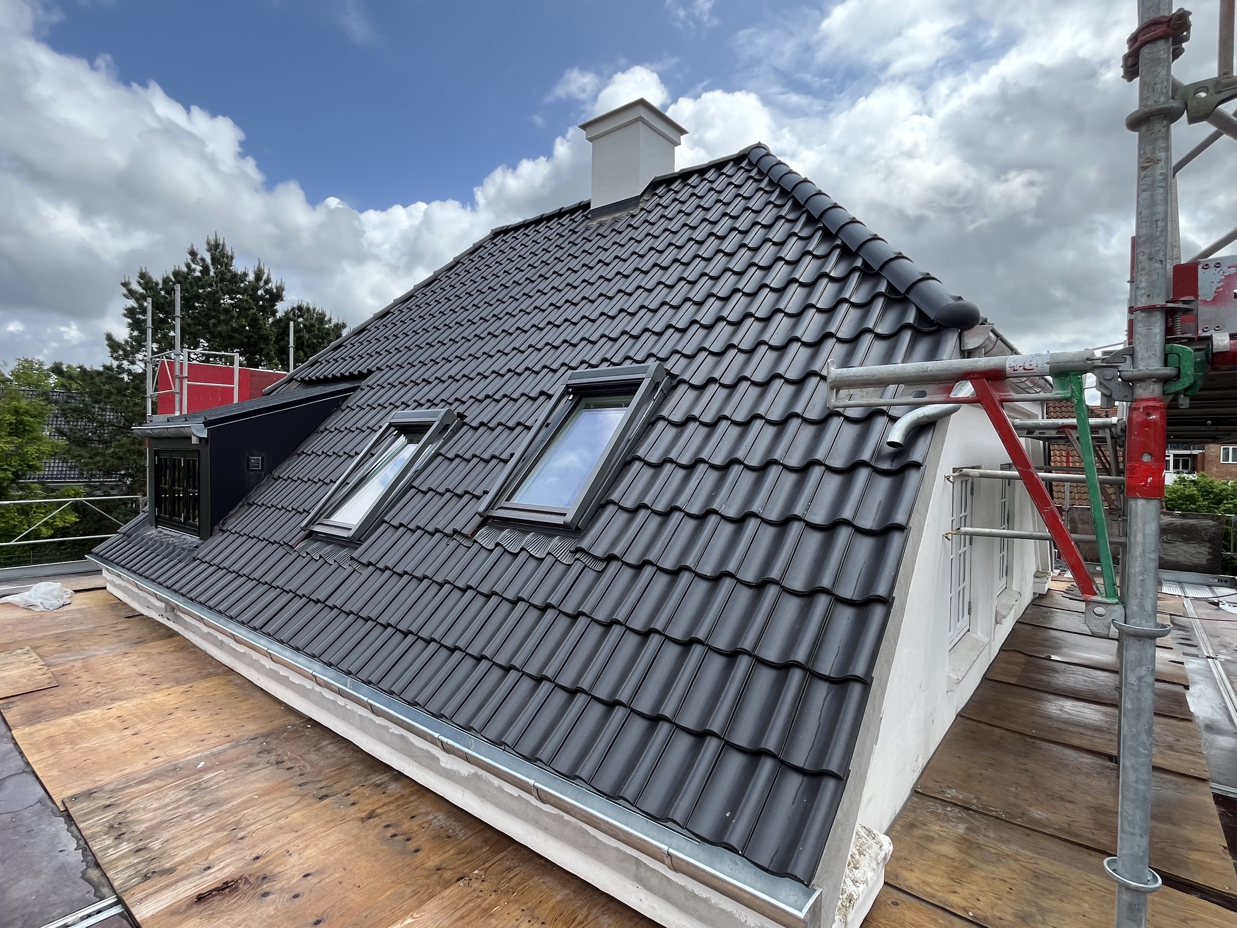 Nyt tag og tagrenovering på Sjælland