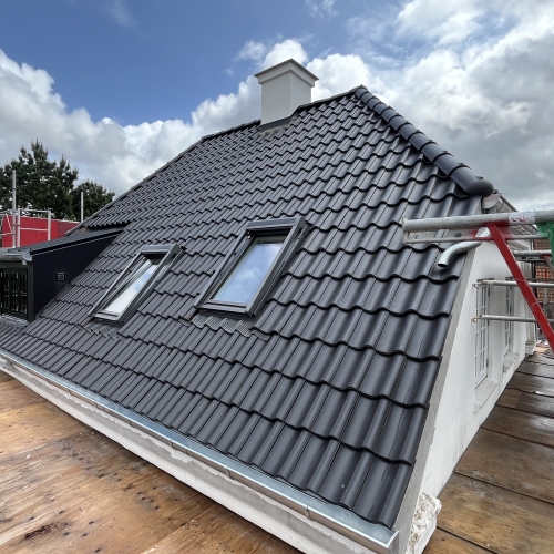 Nyt tag på bolig i Hellerup, nær Lyngby